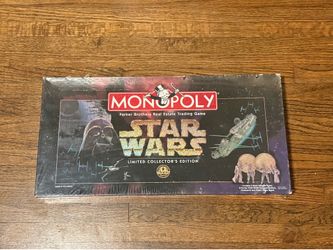 Vintage 1997 Monopoly Star Wars Limited Collector's Edition