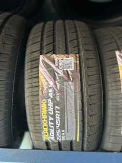 225-45R17 blackhawk new tires🛞