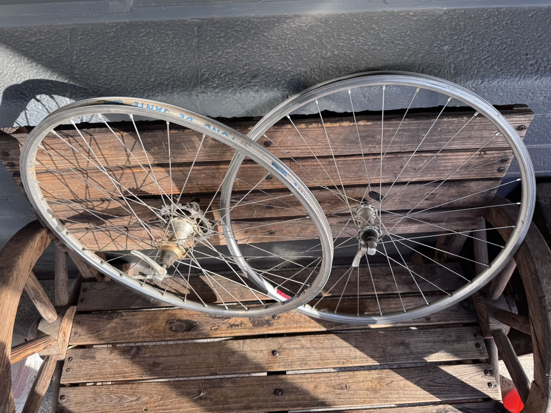 Shimano Xt 26” 8 Speed Mountain Bike Wheels