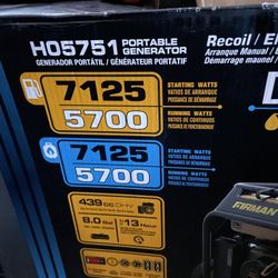 Firman Dual Fuel Generator 