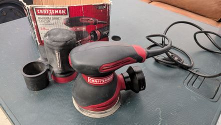 Craftsman random orbital sander, corded