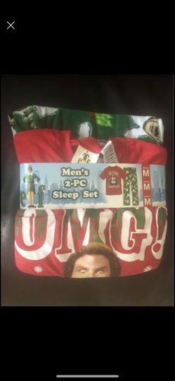 Brand New Elf  Christmas Pajama Set.