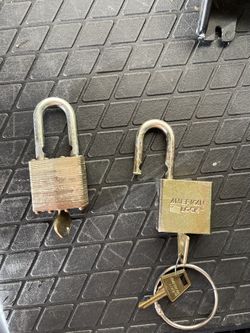 Heavy-Duty Padlocks Set (2 pcs) — Working, With Keys