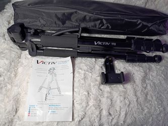 Victiv T72 Camera Tripod with Carry Bag