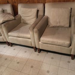 Tan Couch Love Seat 