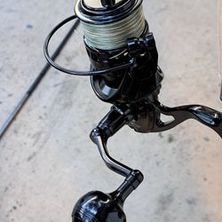 Custom Reel/Braid/Redbone Fishing Rod