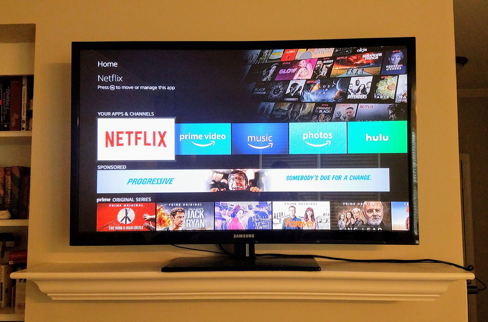 51" Samsung with Fire TV Stick