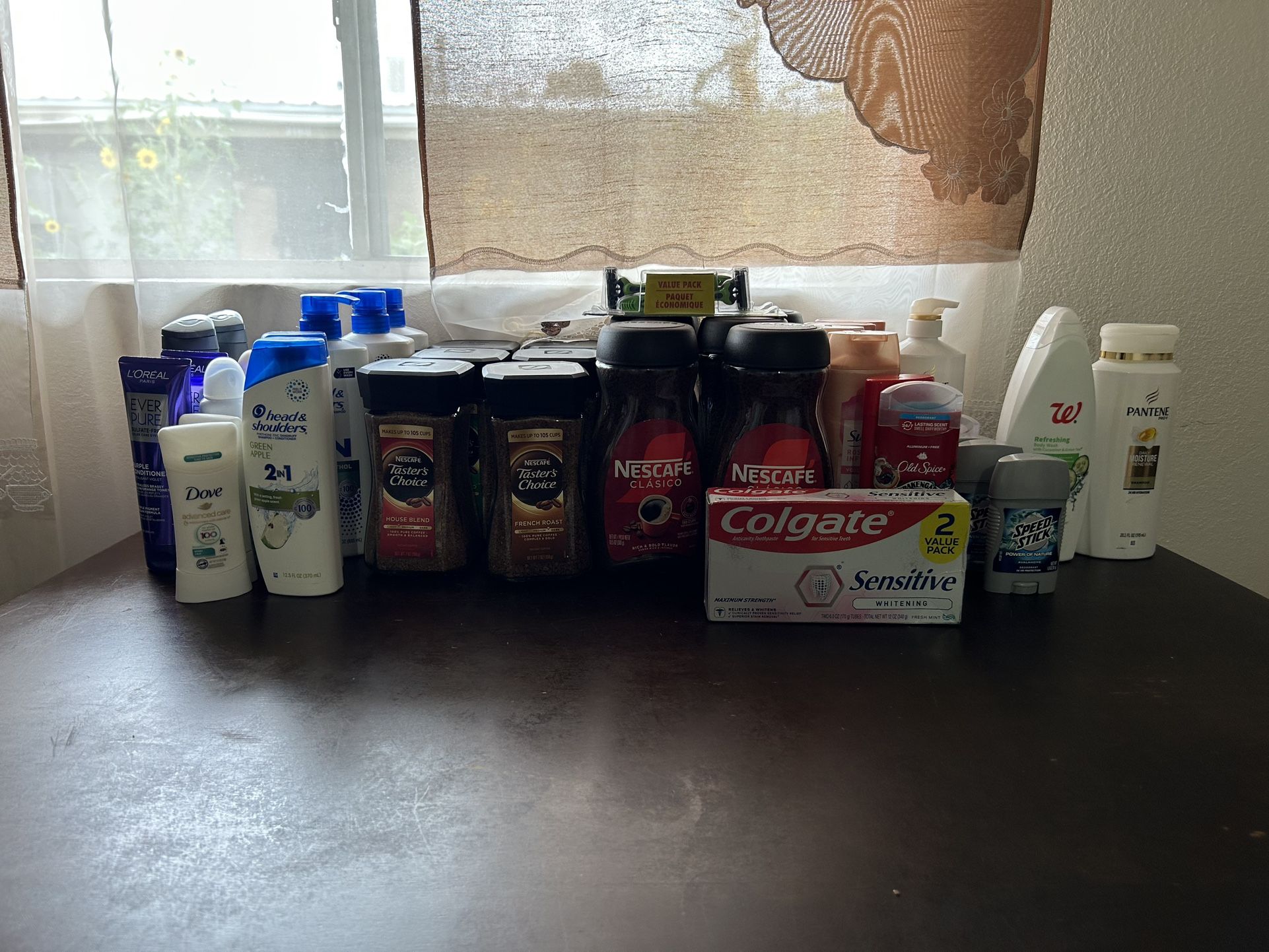 Shampoos, Coffee , Toothpaste