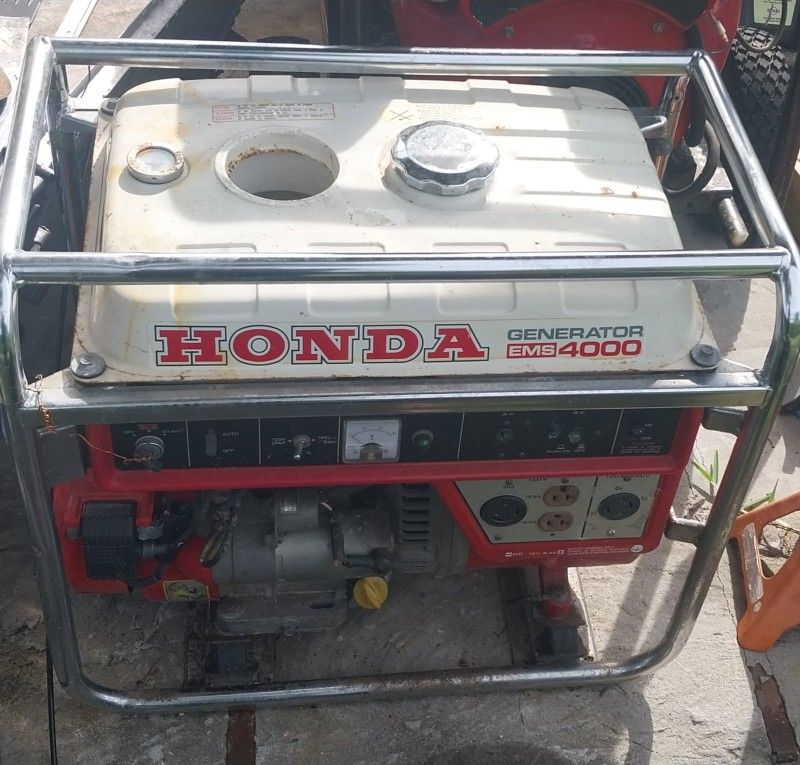 4000 what Honda generator needs card work we'll start.
Just needs carb, adjusting $200.