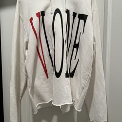 Vlone White Reversible Hoodie
