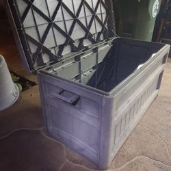 Suncoast deck storage box wheels & handles seat top pool spa balcony lawn yard garage boat garden Toy Box Cushions Chemicals 