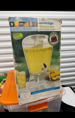 Large Plastic Juice Dispenser 