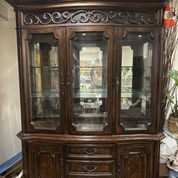 Wooden China Cabinet 