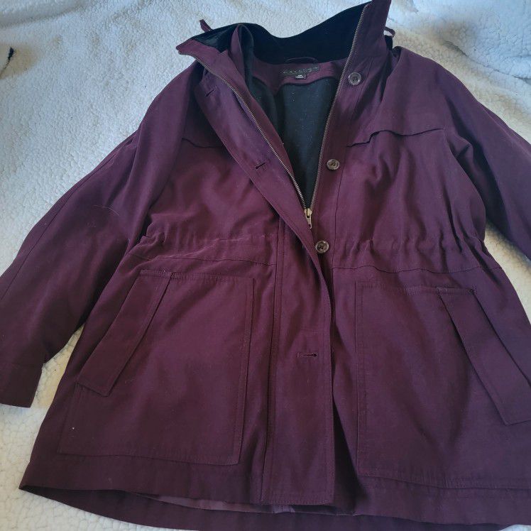 Gallerie Petite Lavender Coat Size Pm Petite Bomber Jacket