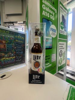 Miller Lite Limited Edition Color Changing LED Bluetooth Bottle Speaker