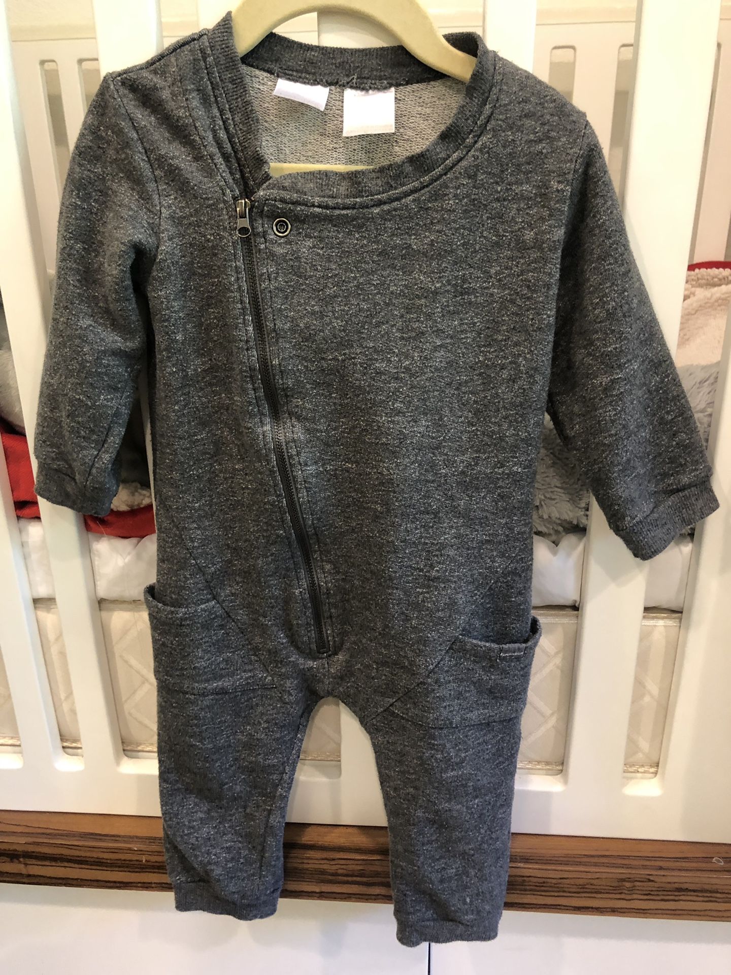 Charcoal Onesie Kardashian Kids 12 month