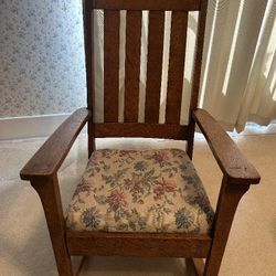 Oak Rocking Chair 