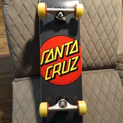 SANTA CRUZ  SKATEBOARD, BRAND NEW SPITFIRE WHEELS,  & NEW BULLET TRUCKS 