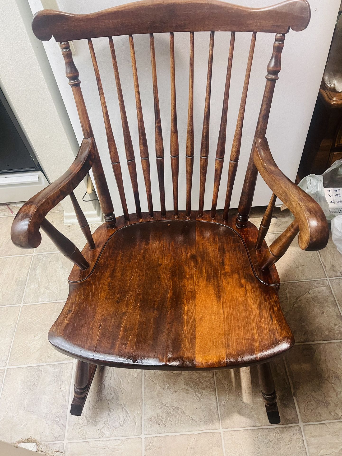 $REDU$ED Oak rocking chair