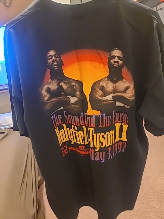 Tyson Vs Holyfield 1997 2X Vintage