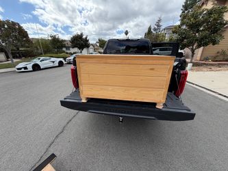 Large Wooden Storage Chest with Legs