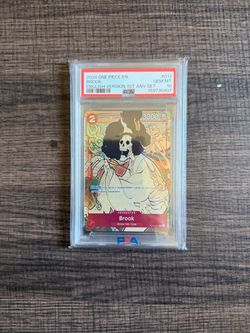 2024 One Piece EN Brook #011 English Version 1st Anniversary Set PSA 10 Gem Mint