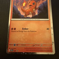 Pokemon Charmander Promo 47 (151 poster box)
