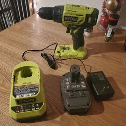 Ryobi Drill Battery and Charger