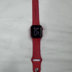 Apple Watch Series 6 – 40mm Aluminum & Ceramic Case (GPS) with Red Band