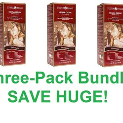 3-PACK! Surya Brasil Henna Cream with Plant Extracts! Chocolate Color!
