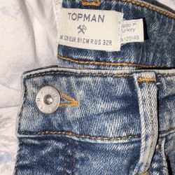 Top Man Ripped  Skinny Jeans 31 $10