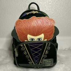 NWT Loungefly Disney Hocus Pocus Winifred Mini backpack