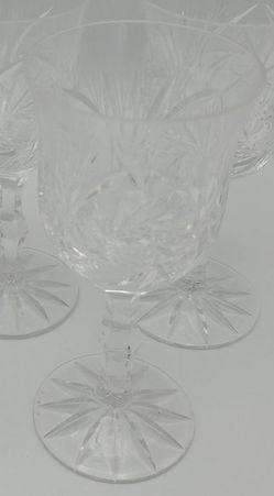 American Cut Eleanor Crystal Sherry Goblet