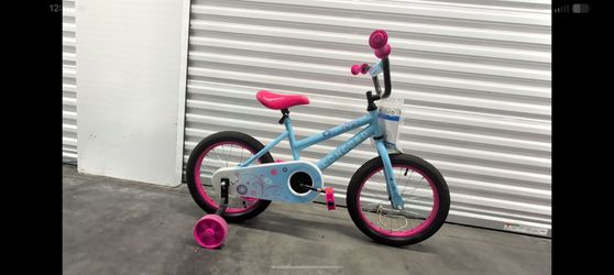 BIKE SALE!! Concord Kids' 16 in Bike w/ training wheels -- BLUE + PINK
