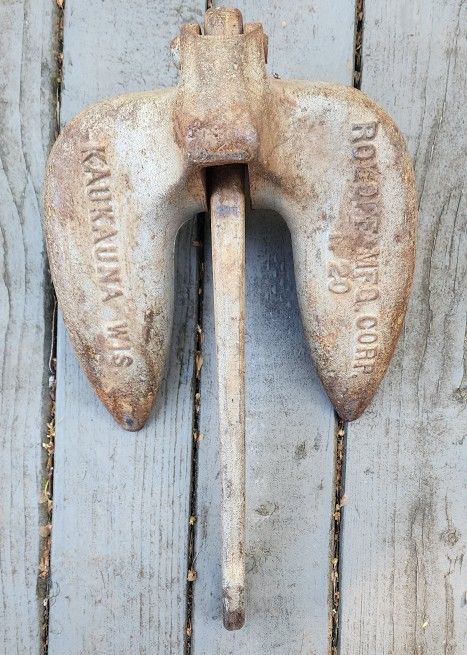 Vintage Roloff MFG Boat Anchor N20 Kaukauna, WI