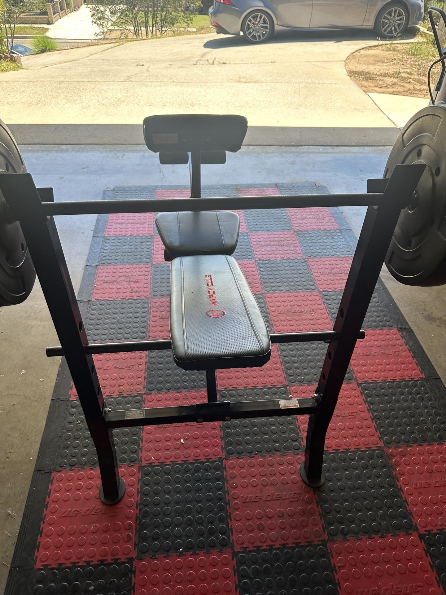 Marcy Weight Bench With Weights