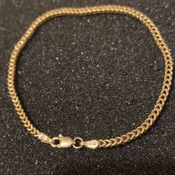10k gold Franco bracelet 