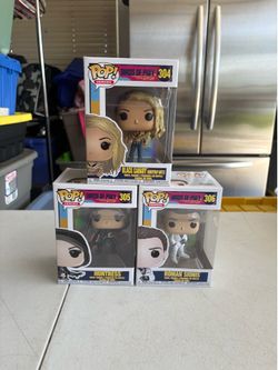 Funko Pop Birds of Prey Pops Lot of 3.