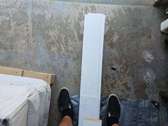 144 FT Baseboard Lot - (9) Brand New 16ft Flat White 5-Inch MDF Boards