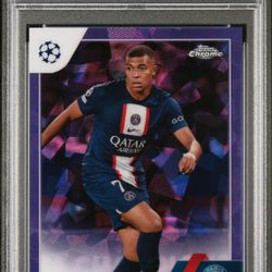 2022 Topps Sapphire UCC Kylian Mbappe Purple /15  #100 PSA 10
