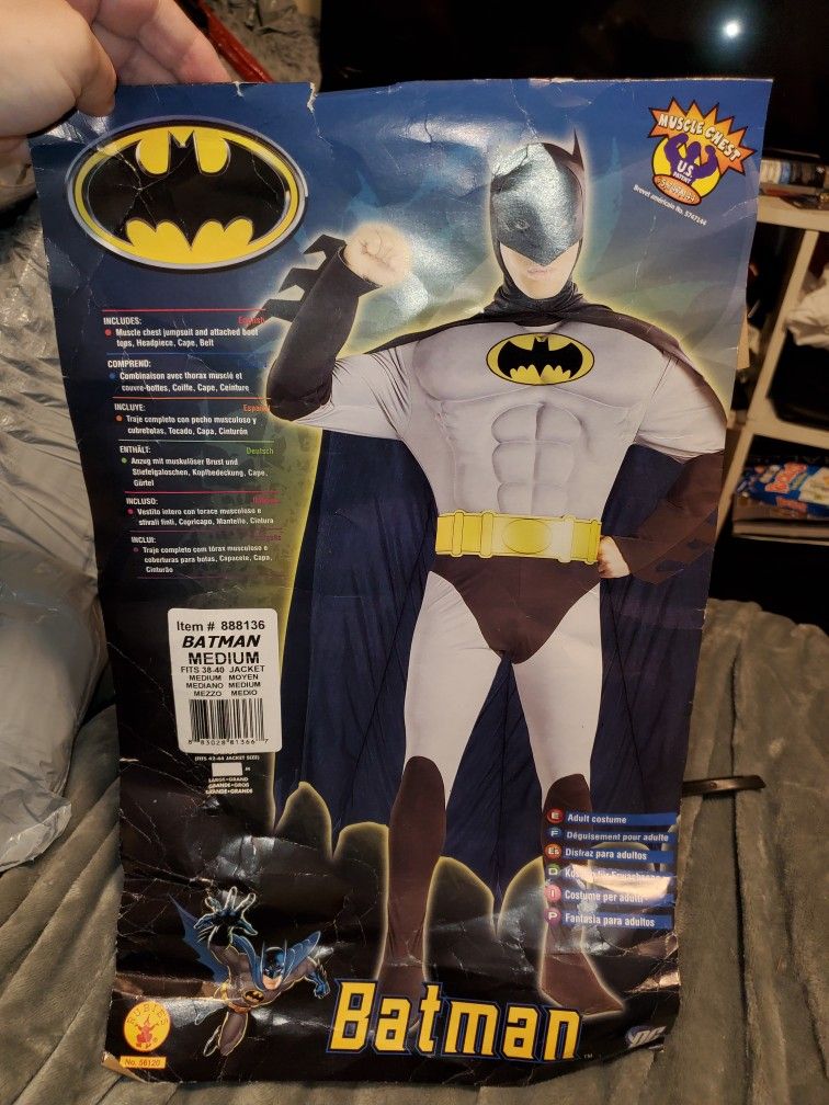 Best offer! Adult medium Batman costume