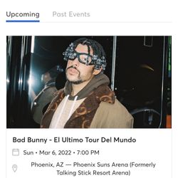 Bad Bunny Tickets 🎫 