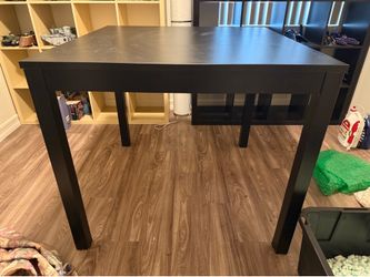 Tall Black kitchen table
