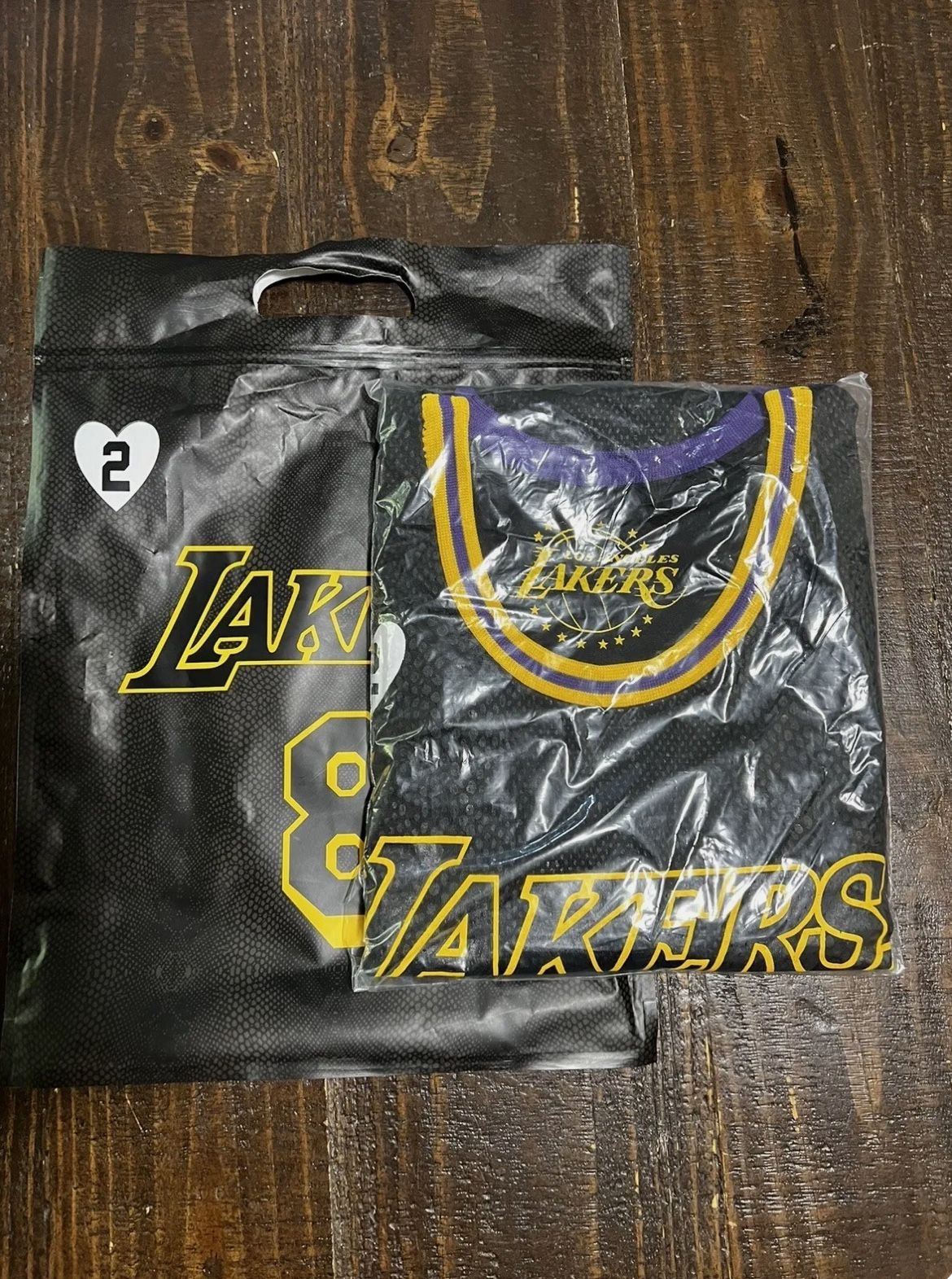 KOBE BRYANT LAKERS #8 STATUE CEREMONY GIVEAWAY Snakeskin Jersey 2/8/24 Black Mamba Jersey (Special Edition)
