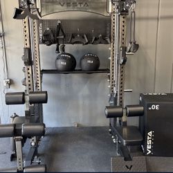 PRO SERIES 2IN1 Ultimate Half Rack Functional Trainer Combo 94”