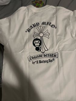 Chrome heart bape tea