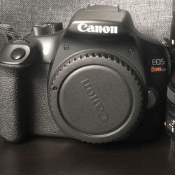 Canon rebel T6 with with 18-55mm EFs lens