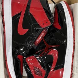 Nike Air Jordan 1 Retro OG Patent Bred Size 9 New