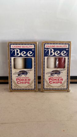 Bee poker chips