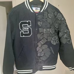 Supreme x New Era x MLB Varsity Jacket